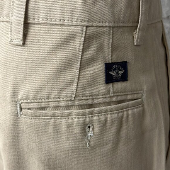Vintage Khaki Dockers Men’s Loose Fit Trousers Dress Pants Size 34 x 30 - Picture 7 of 9